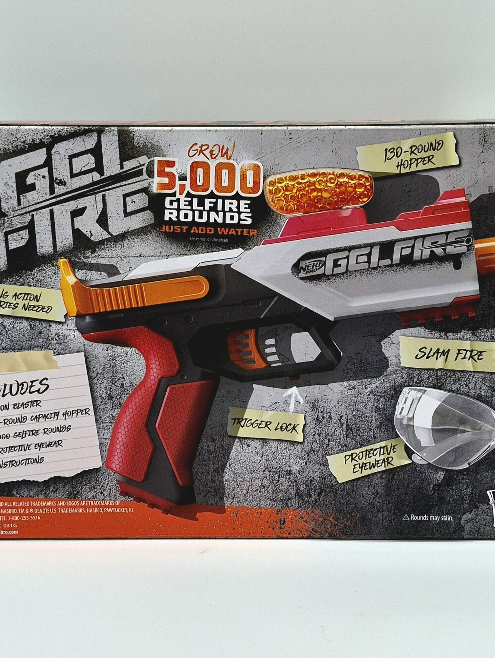 🔥 NWT Nerf Pro GelFire Legion Blaster Sealed Hasbro 5000 Rounds